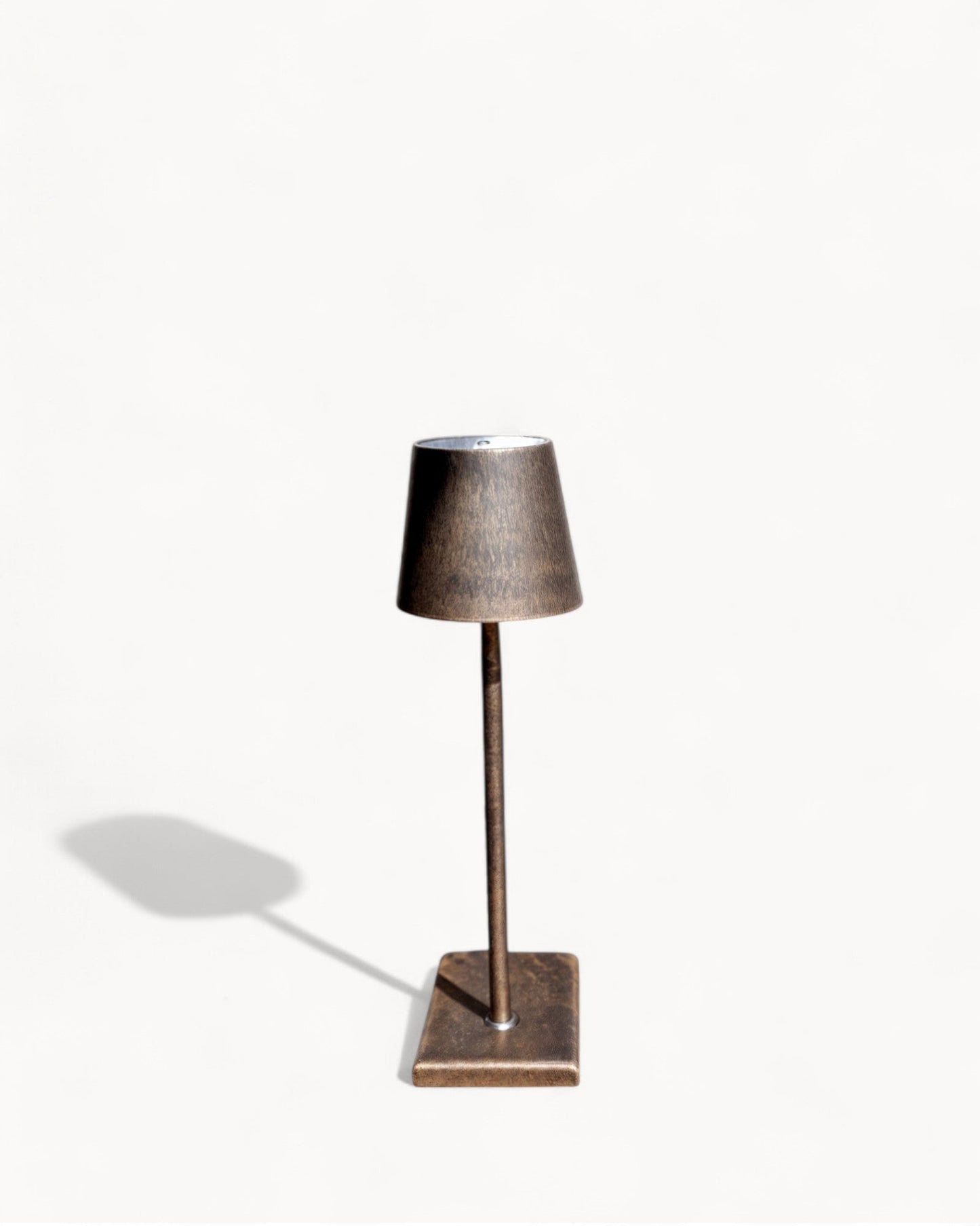 LED Table Lamp with 3-Colour Touch Control and USB Charging Bronze BUENTA