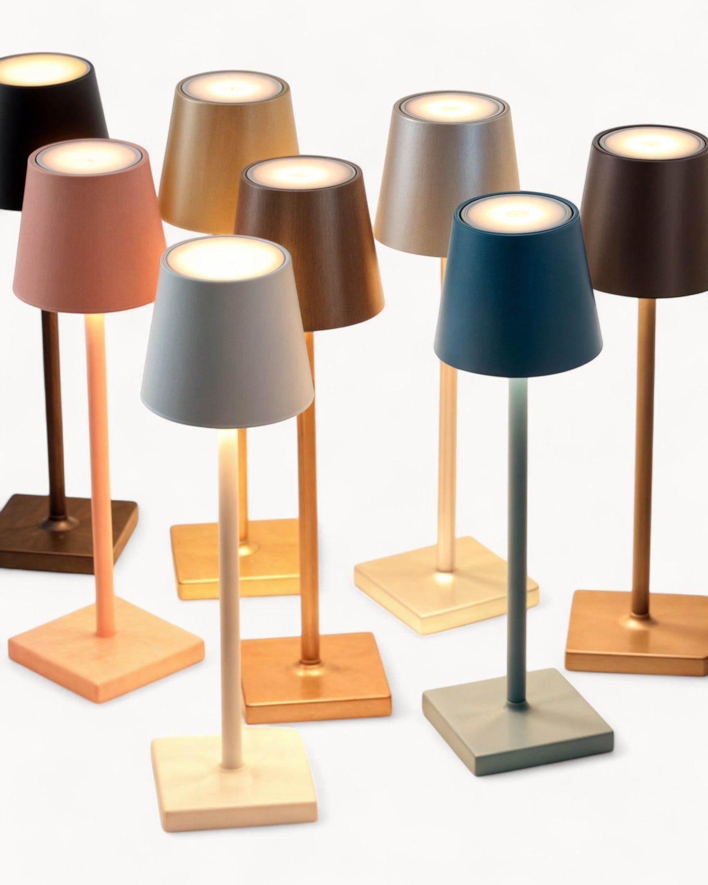 LED Table Lamp with 3-Colour Touch Control and USB Charging BUENTA