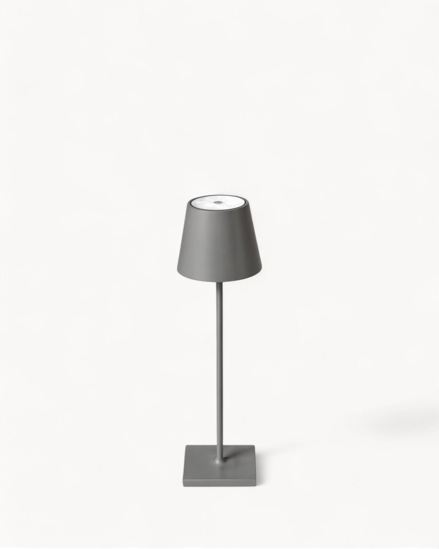 LED Table Lamp with 3-Colour Touch Control and USB Charging Gray BUENTA