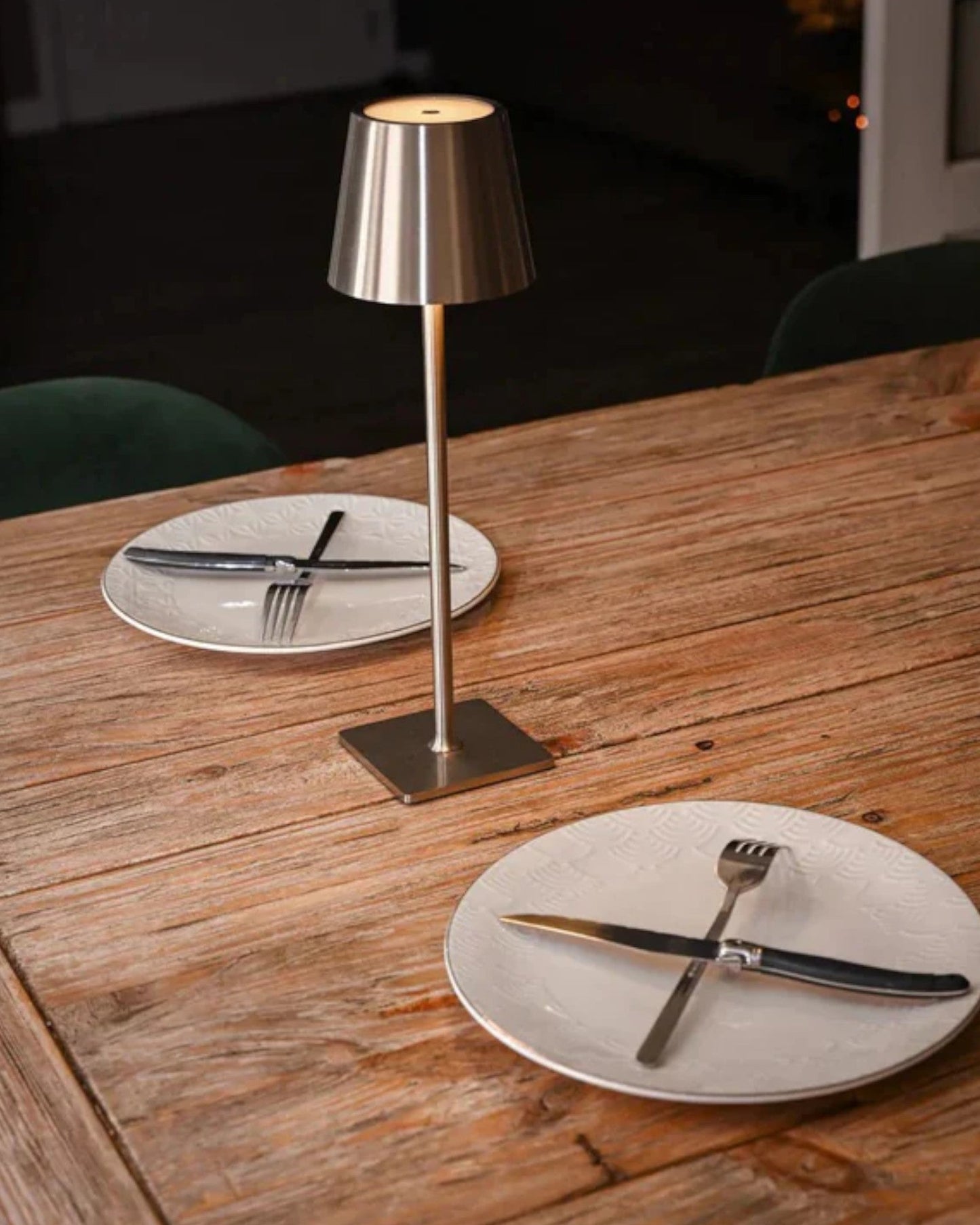 LED Table Lamp with 3-Colour Touch Control and USB Charging BUENTA