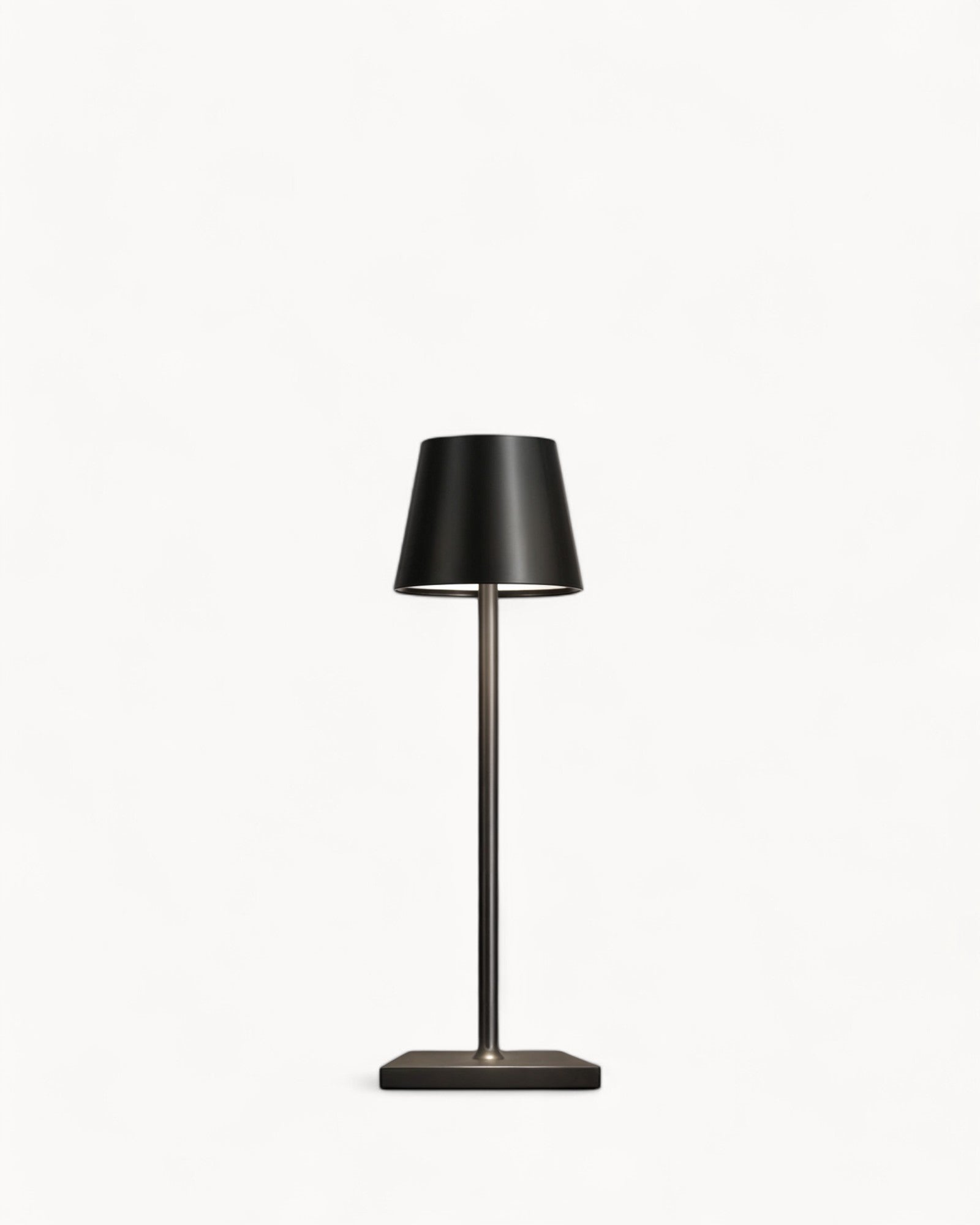 LED Table Lamp with 3-Colour Touch Control and USB Charging Black BUENTA