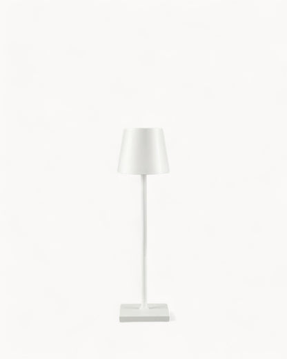 LED Table Lamp with 3-Colour Touch Control and USB Charging White BUENTA