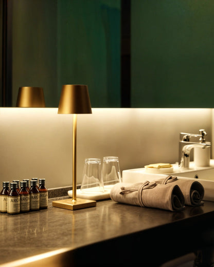 LED Table Lamp with 3-Colour Touch Control and USB Charging BUENTA